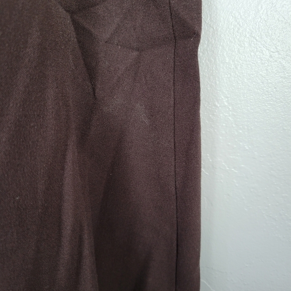 Separates by New York City Design Co Womens 14 Brown Circle Skirt Flowy Business - Picture 2 of 5